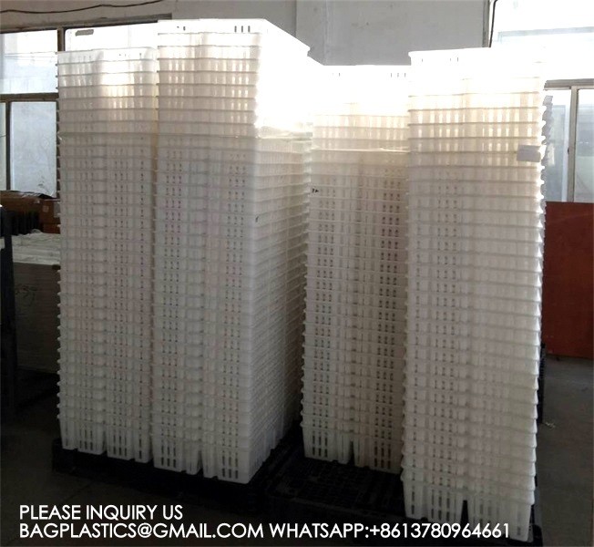 Chicken Cage Turnover Box With Partition Board Chicken Transportation Cage Egg Cage
