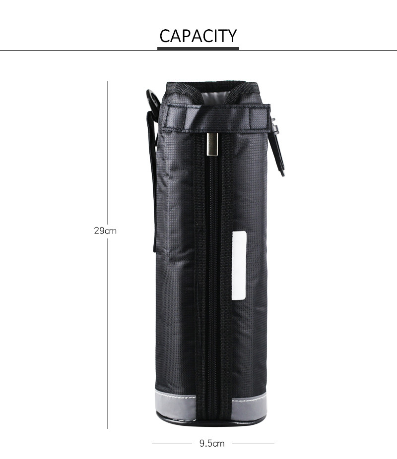 Foldable Shoulder Strap Polyester Water Bottle Cover