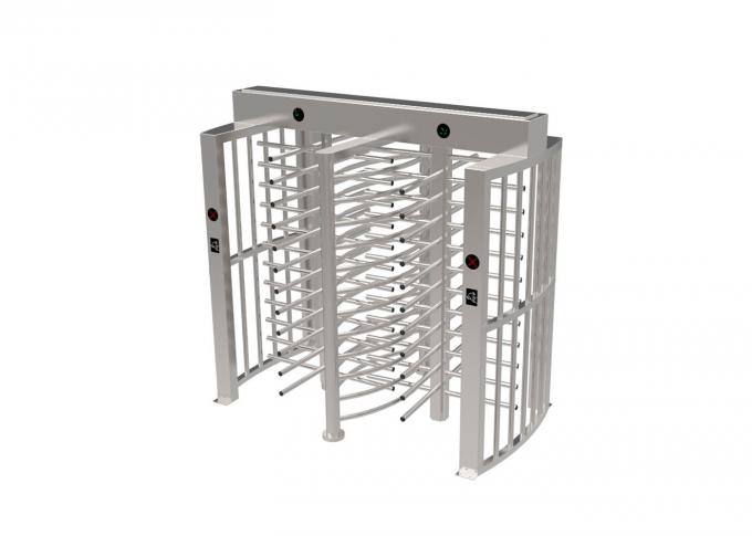 DOOR Indoor Outdoor Waterproof Full Height Turnstile Security Gate Dual Channel 0