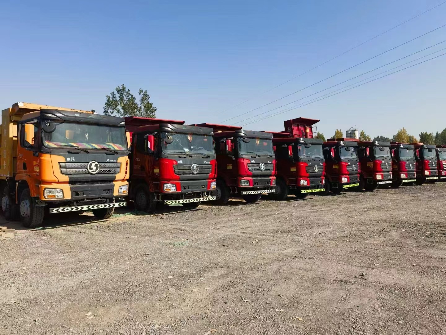 40tons 8x4 Used Tipper Dump Truck 2021 Year Shacman X3000 High End Model Weichai 500hp