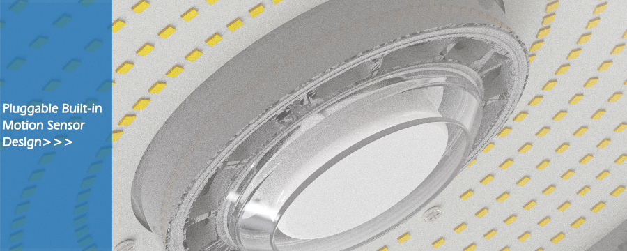 Dualrays NSF IP69K IK10 UFO High Bay Light For Food Industry