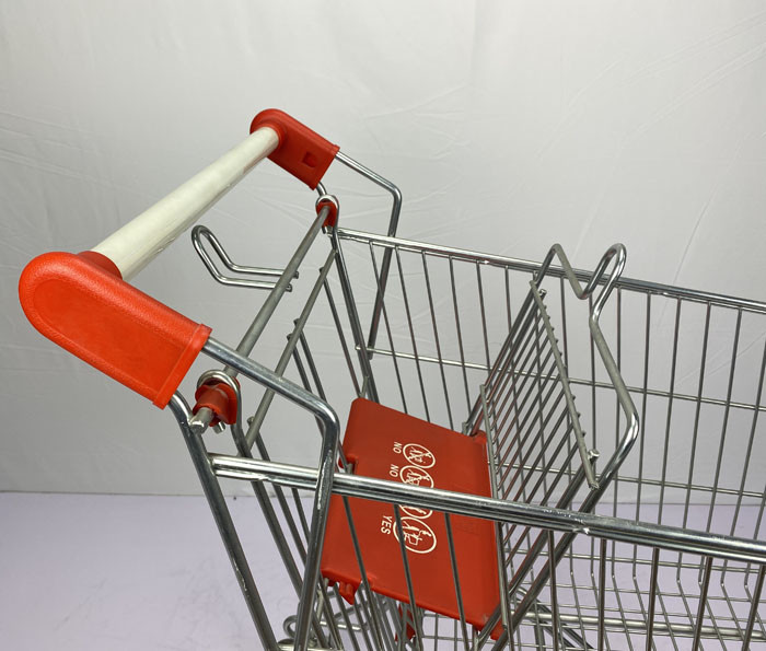 Russian Type Metal Shopping Trolley 125L Supermarket Grocery Trolly Cart