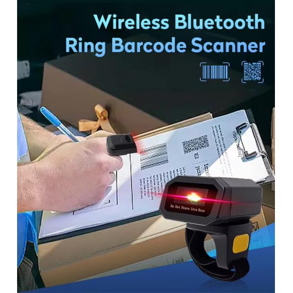 Hot Selling Finger Scanner Wireless bluetooth Laser Barcode Scanner for Storehouse