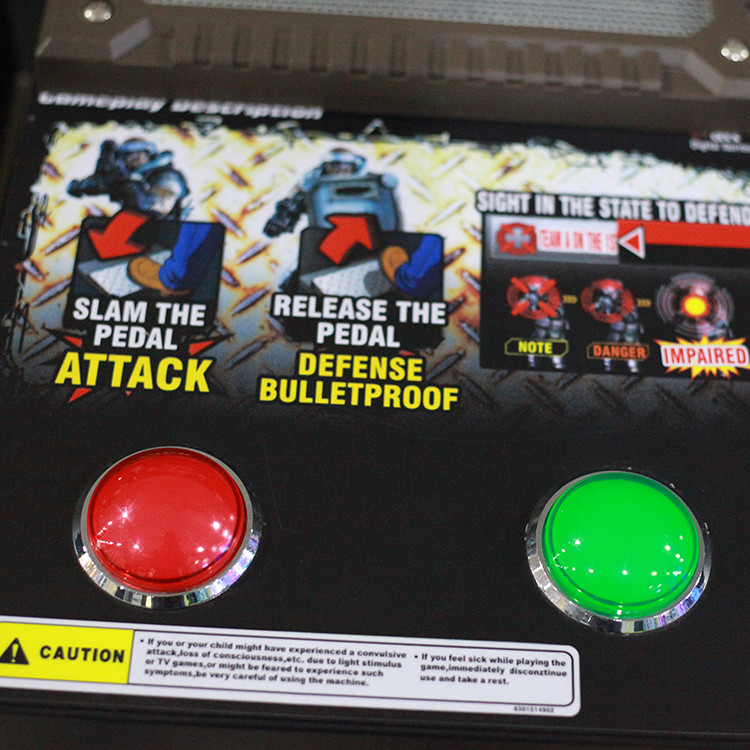 Commando Game Shooting Arcade Machines 5.1 Stereo Audio For 2 players