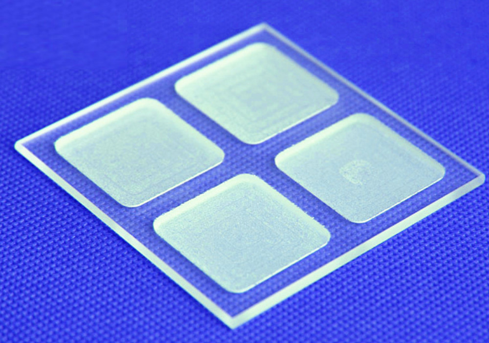 Perforated Slotted Quartz Glass, Quartz Plate Shaped Channel Frame