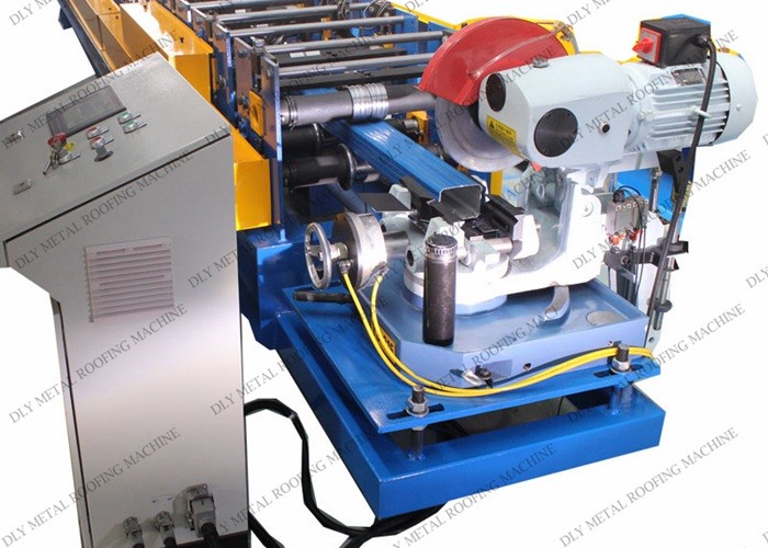PPGI Downpipe Machine 5.5kw Gutter Making Machine For Construction