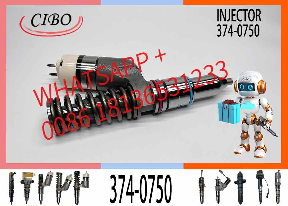 Fuel Injector Assembly 374-0750 10R-3264 200-1117 200-1117 211-0565 10R-7232 10R-1273 10R-1273