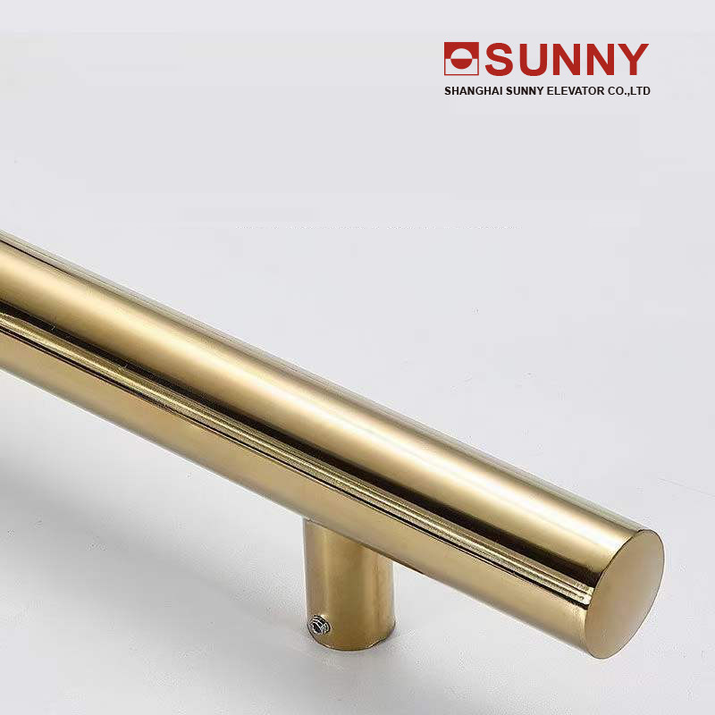 Modern Style Elevator Cabin Decoration Elevator Parts Stainless Steel Handrail