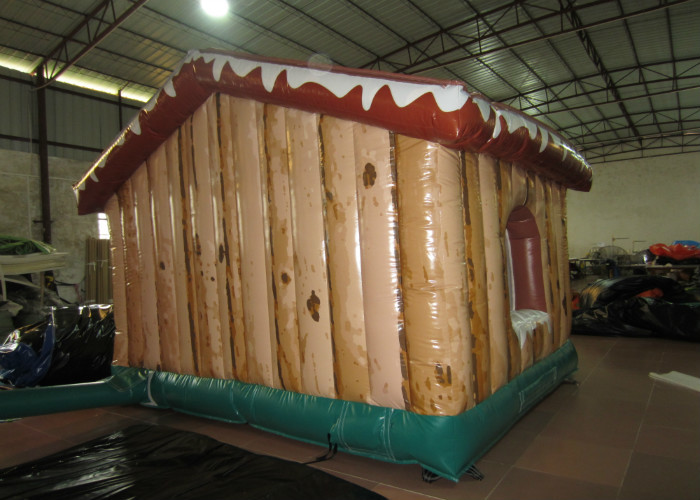 Children Air Blown Christmas Decorations , High Durability Funny Christmas Inflatables