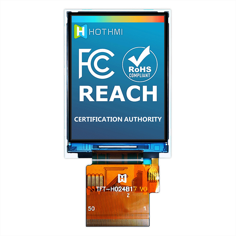 2.4 Inch 240x320 SPI TFT Module , IC ST7789 Sunlight Readable LCD TFT-H024B17QVIST6N50