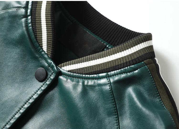 Plus Size Stand Collar Leather Motorcyclejaqueta Windcheater Utility Outdoor Sports Women Faux Fur Jacket