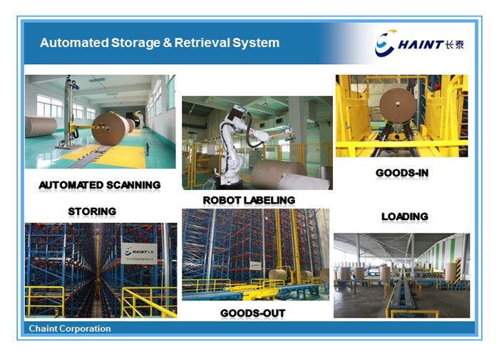 Heavy Duty Automatic Storage Retrieval System With Stacker Crane High Automation