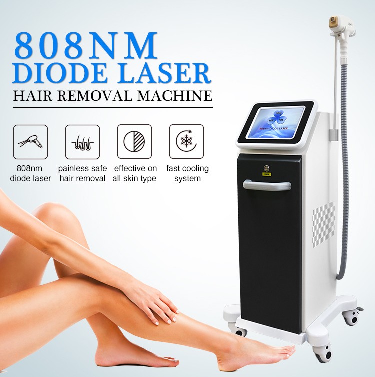 Skin Rejuvenation Laser Beauty Equipment Diode Depilation 808nm Hair Removal Machine