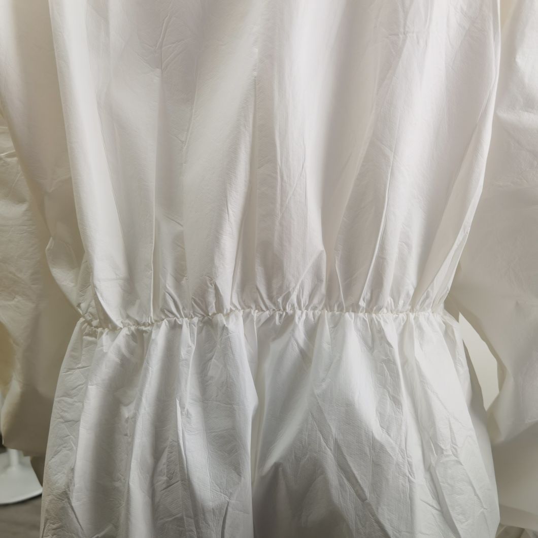 White Waterproof Microporous Safety PPE Protective Coveralls for USA Market