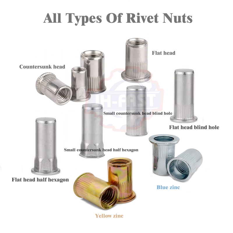 M3 M4 M5 M6 M8 M10 Brass Butterfly Wing Nut Flat Head Rivet Nuts with 100% Inspection