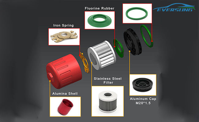 M20x1.5 Thread Magnet Shell 304 Stainless Steel Reusable Oil Filter For HONDA Acur