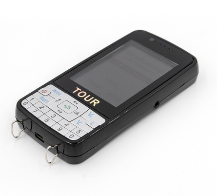 Manual / Automatic Tour Guide System , 100g Audio Guide System For Museums