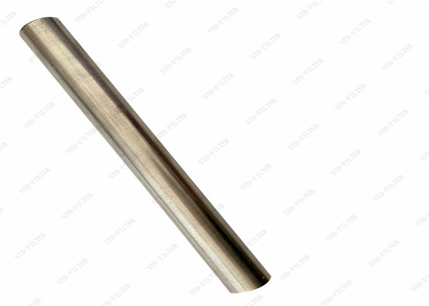 High Precision Cylinder SS316L 0.4mm Slot Wedge Wire Filter Basket