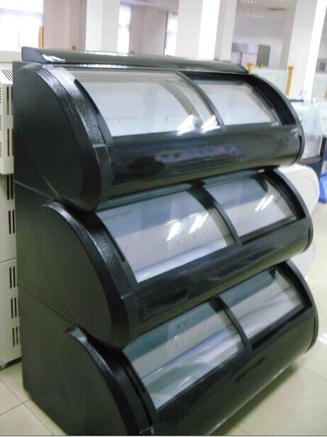 278L wall displayer upright ice cream display showcase freezer Walls ice cream freezer