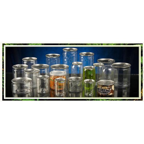 Plastic Beverage Juice Milk Soft Drink Cans 500ml With Aluminum Easy Open Ends