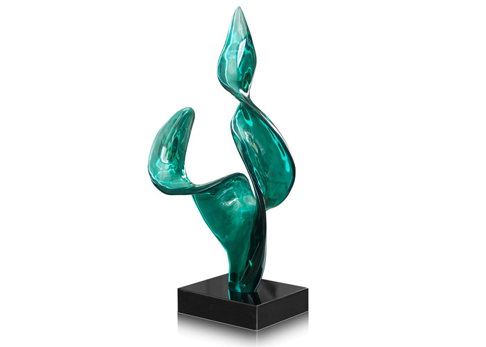 Handcrafted Modern Decor Elegant Fiberglass Sleek Sculpture