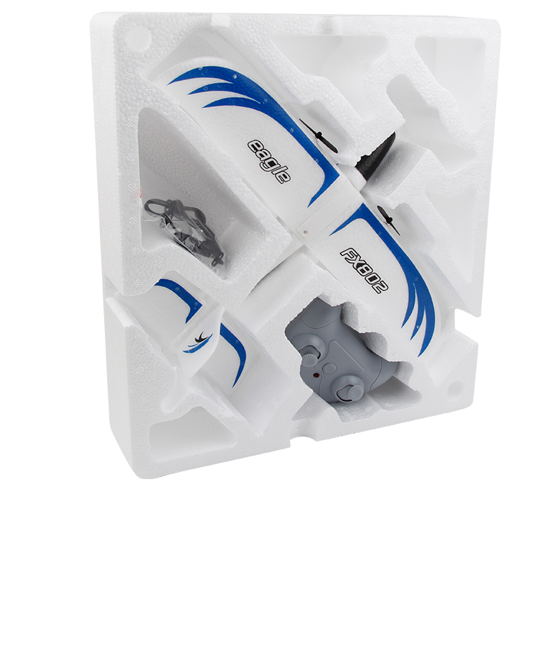 Super Glider Fx802 2.4g 2ch Epp Foam Remote Controlled Glider Model Ready-to-Go for Intermediate Operator Skill Level