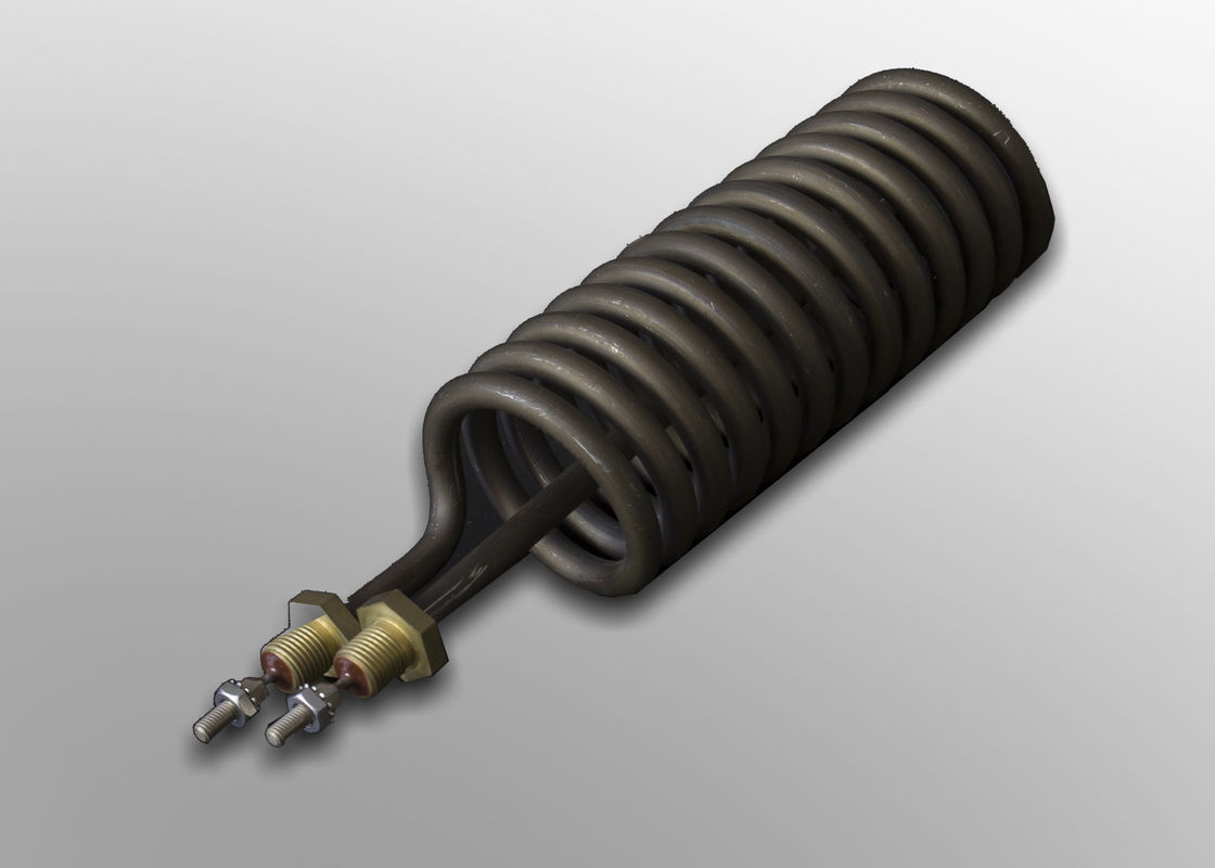 U W Shape Finned Tubular Heater 3 Kw Tubular Heater SS304 / Incoloy Material