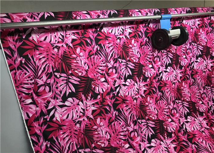Semi Dull Lycra Spandex Fabric , Vanish Patterned Lycra Stretch Fabric
