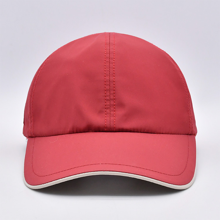 Custom Contrast Stitching 6 Eyelets Reinforced Sport Cap With High Quality