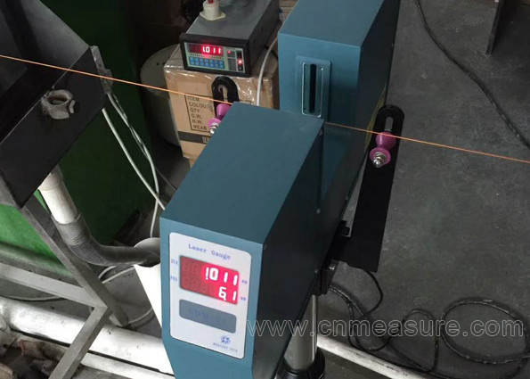 Cable Wire Pipe Laser Diameter Measurement Unit Diameter Controller Device