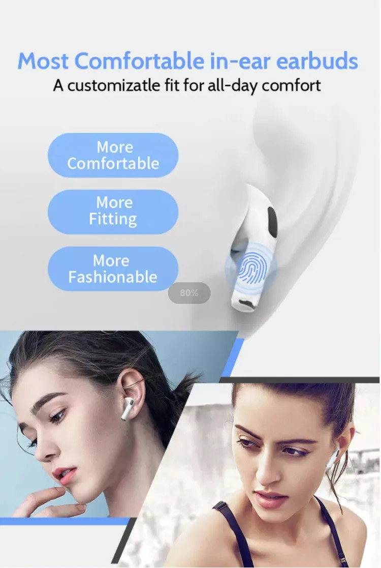 OEM Bluetooth HIFI Auriculares Gaming Headset Pro4 TWS Sport Earphones