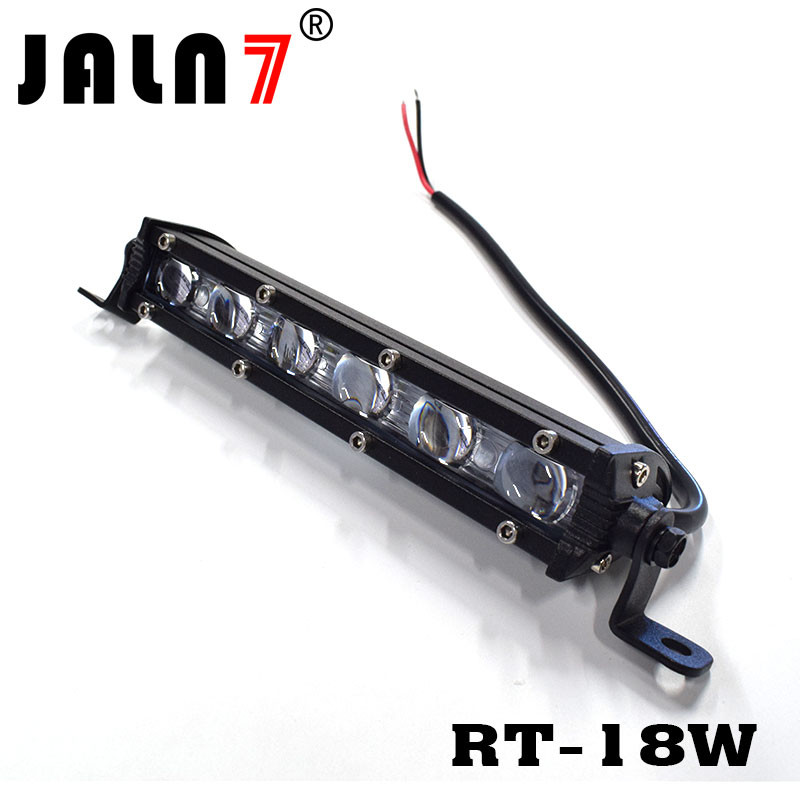 LED Light Bar JALN7 18W LensCREE Spot Flood Combo LED Driving Lamp Super Bright Off Road Lights LED Work Light Boat Jeep