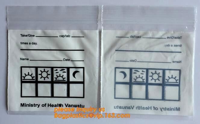 tablets pills packaging bag, poly medical dispenser k bag drug zipper bags reclosable bags, zipper bag medical min