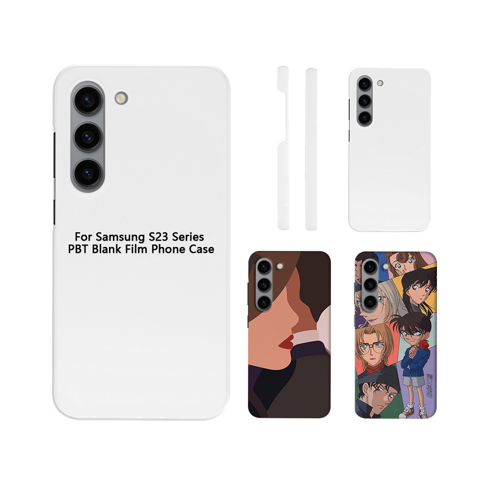 White Blank Sublimation Coating Slim Phone Cases For Samsung S24 25 23 3D Sublimation Cases