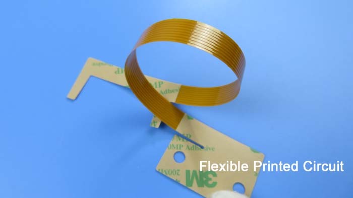 Single Sided Flexible Printed Circuit Soft PCB Built on Polyimide with 3M Tape for Video Surveillance System