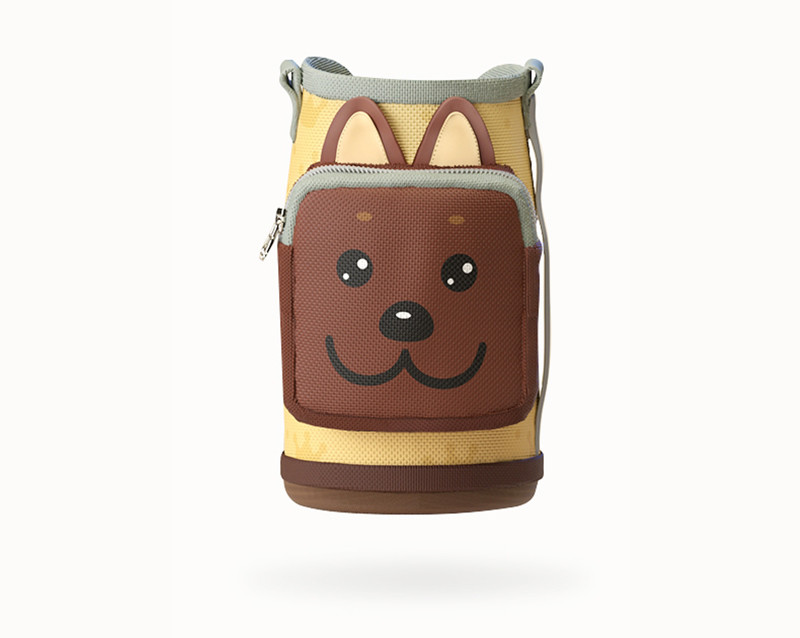 Custom Insulated Portable Bear Print Hot Milk Baby Bottle Cover