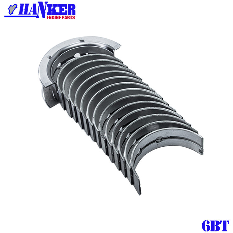 Dongfeng Truck Diesel Engine Bearings , Cummins 6BT Crankshaft Main Bearing 3802070