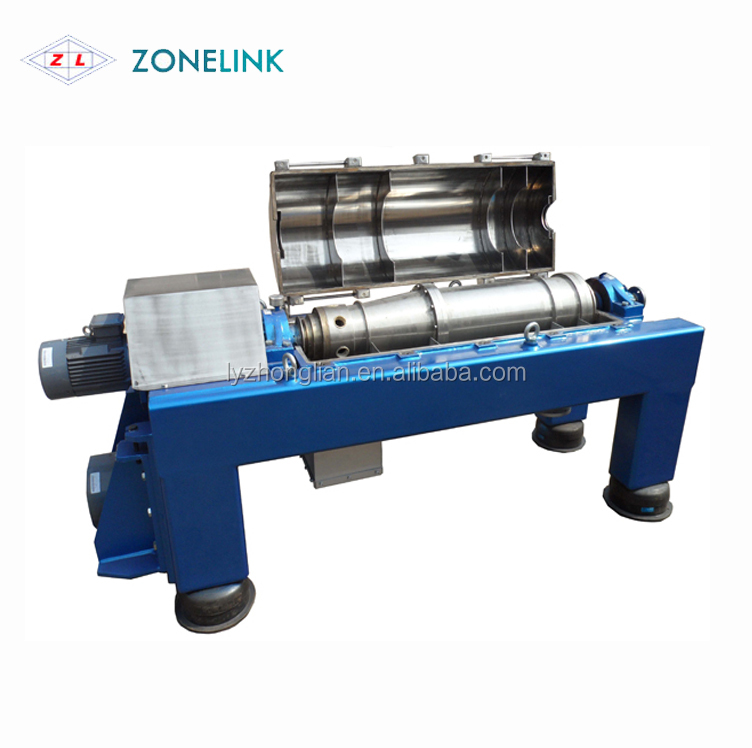 SS316l automatic continuous HR630 stage single phase pusher centrifuge for salt