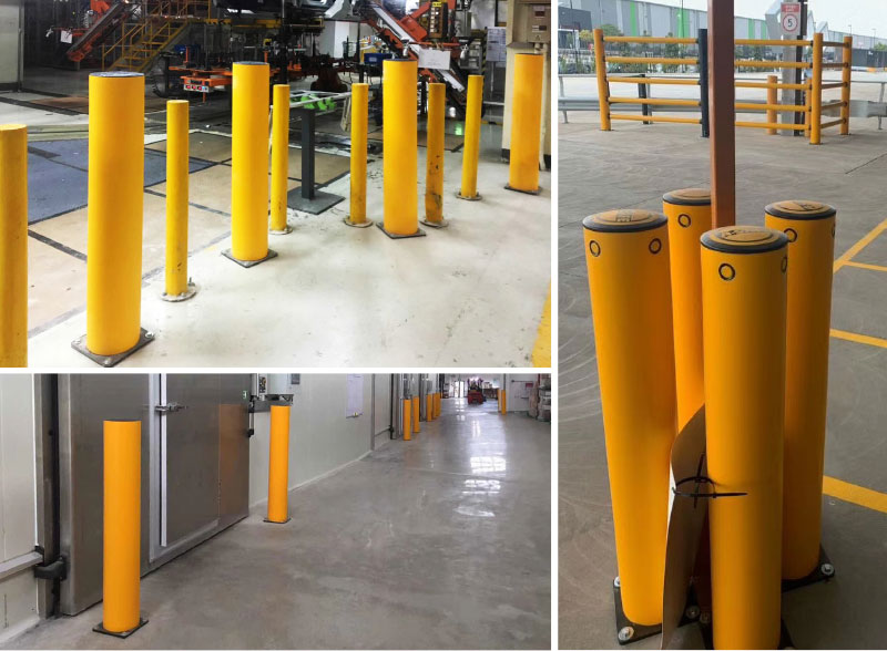 Safety Bollard Anti-collision Post Bollard Traffic Guardrails