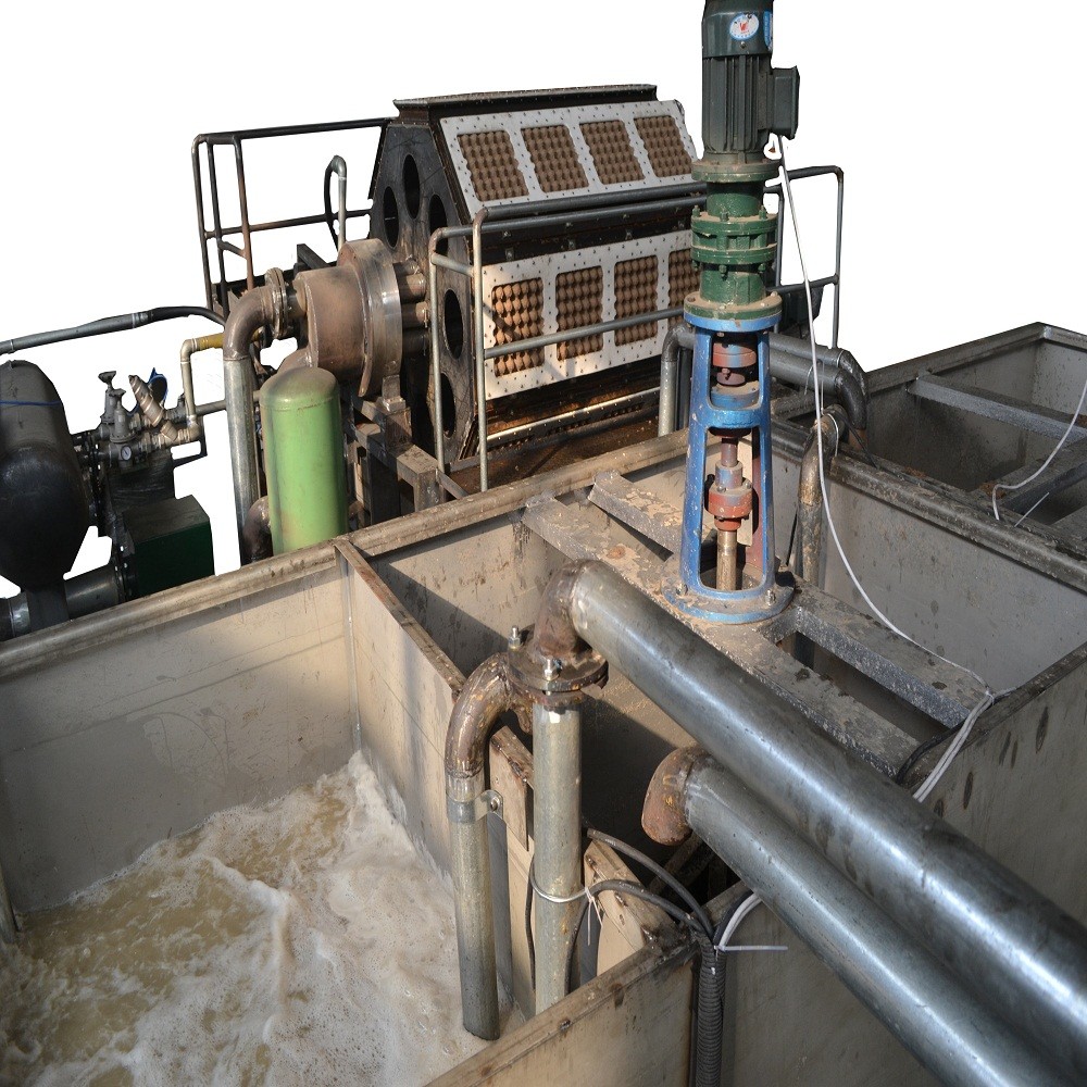 Large capacity 6000 pcs automatic egg tray making machines paper recycling machine