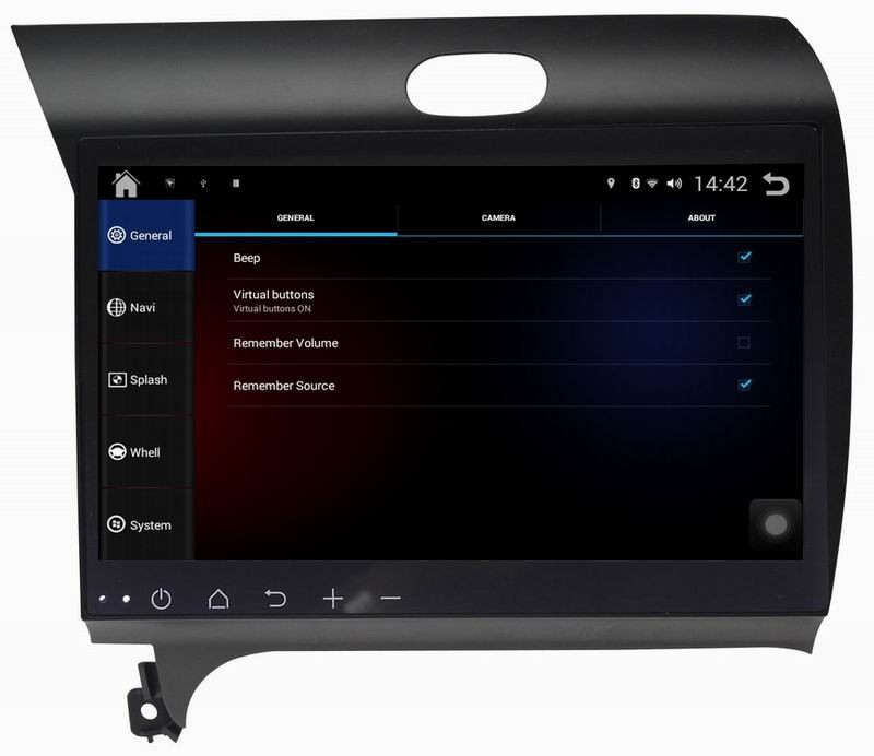 Ouchuangbo Kia K3 2013 car dvd head unit video player stereo GPS Radio android 4.4 system
