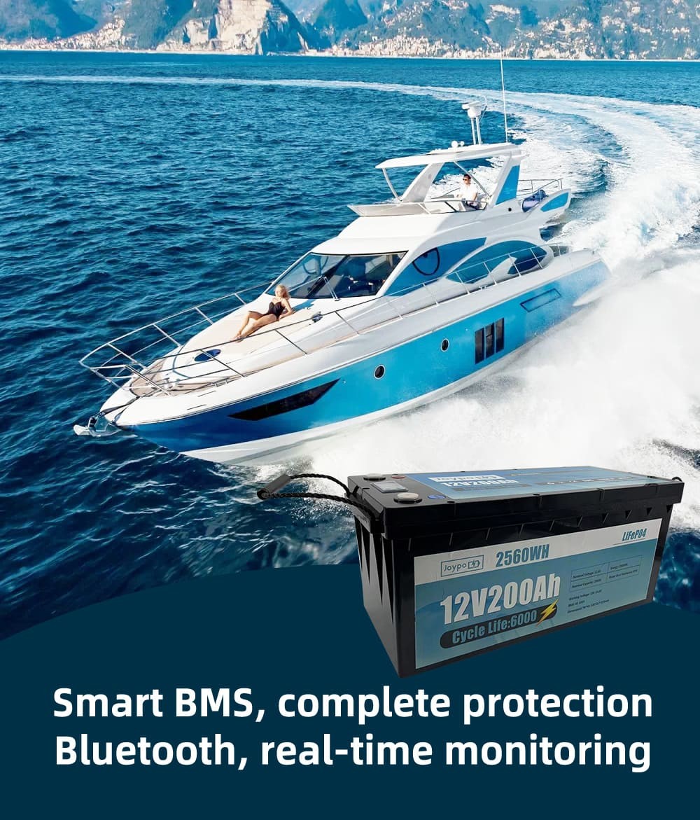 12V Marine Lithium Battery 100Ah 200Ah 300Ah Electric Boat Motor Battery