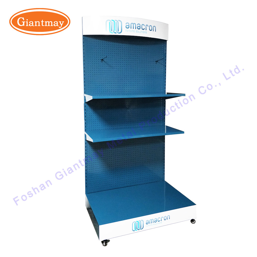 Metal Gondola Hanging Product Rack Iron Display Stand