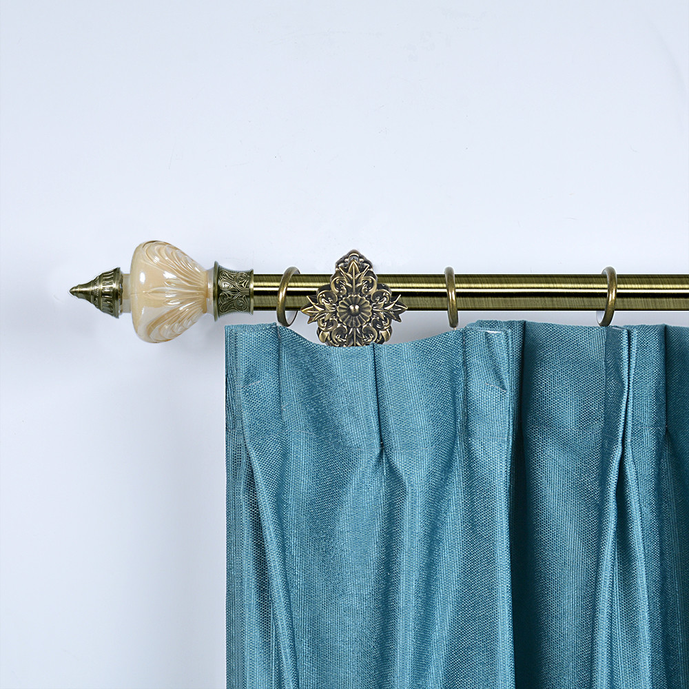 Custom 28mm Pipe Curtain Rod Finial For Hospital Decoration