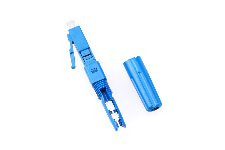 LC UPC APC Quick Assembly Connector Low Insertion 125um FTTH Fast Connector