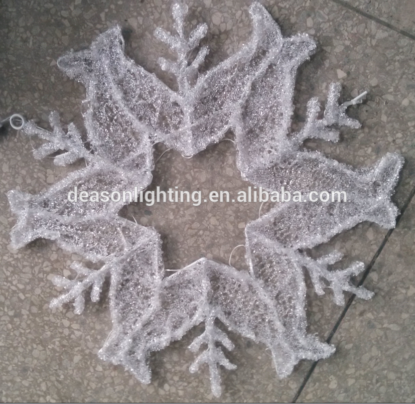 led christmas snowflake
