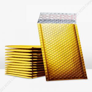 Buy cheap Heatproof Gold Bubble Mailer Poly Bags Self Seal Shock Resistant product