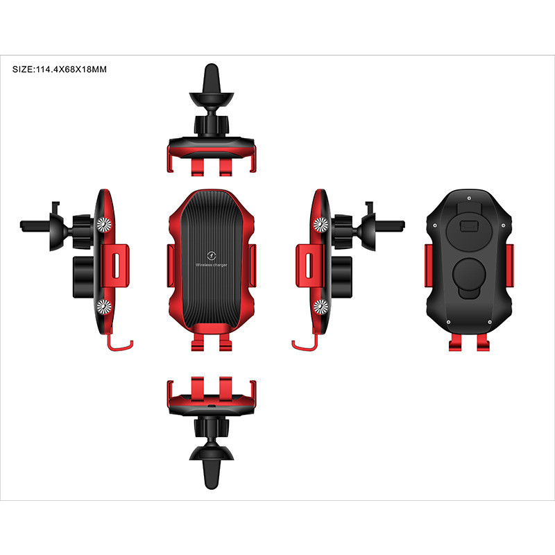 QI 10W Car Wireless Charger Automatic Smart Sensor Phone Holder