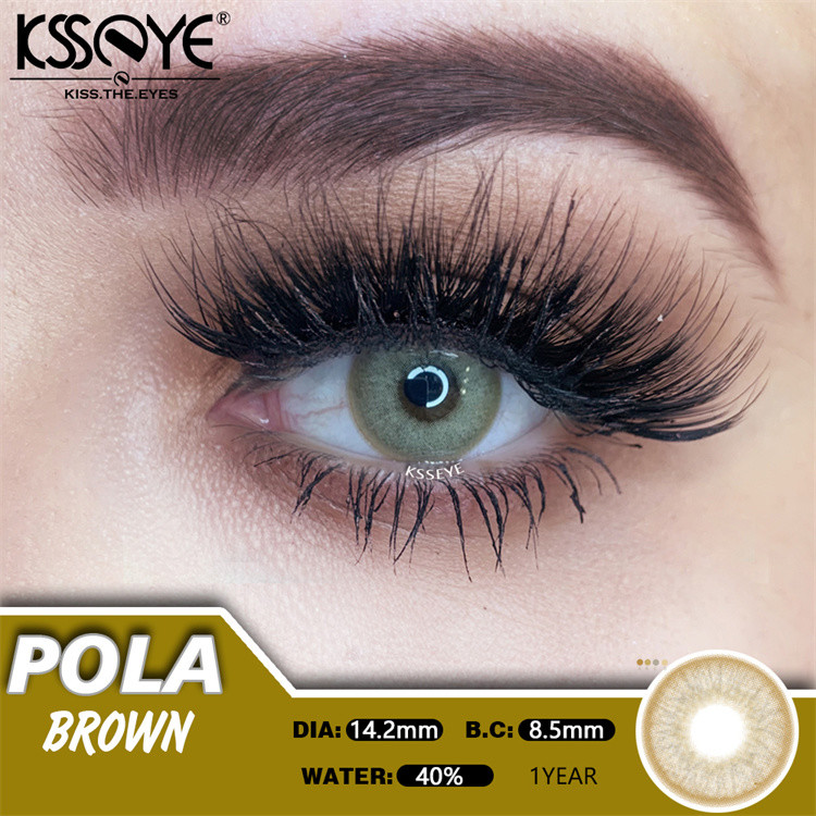 KSSEYE Yearly Color Eye Lenses Soft Circle Cosmetic Contacts 14.20mm