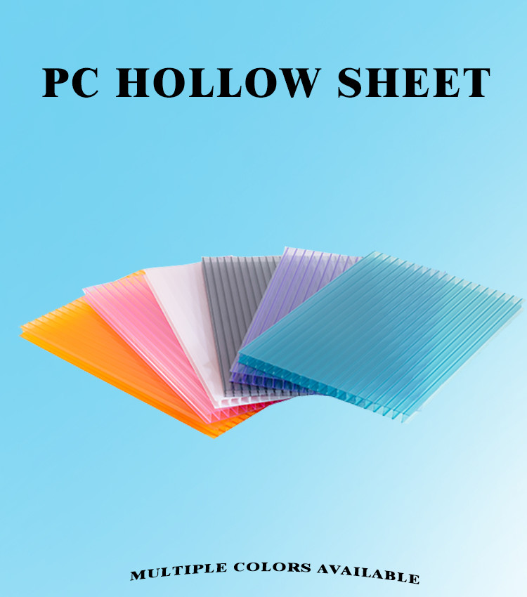 4m 5m 6m Coloured Polycarbonate Roofing Sheets For Home